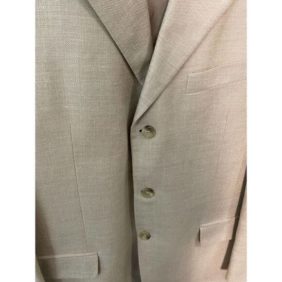 Vito Rufolo Men's Tan Button Down Blazer - Picture 12 of 12